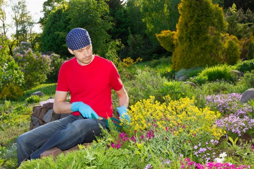 Hard landscaping planning and material selection for a Stjohnswood garden